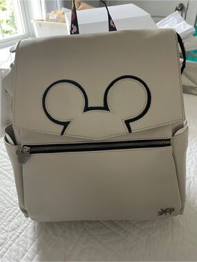 Hard-to-find NWT Freshly Picked Disney Mickey Diaper Bag Backpack Leather
